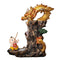 Quemador de Incienso Retroceso Dragón Prosperidad - Decoración Feng Shui para el Hogar