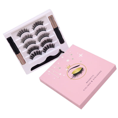 Pestañas Magnéticas de Visón Reutilizables con Delineador Waterproof - Image 7