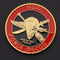 Moneda Desafío Militar Marines - Insignia Calavera Fuerza y Valor