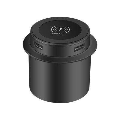 Cargador Inalámbrico Rápido 10W QI de Escritorio con Protección Múltiple para Huawei y Samsung - Image 9