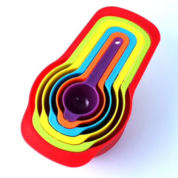 Juego de 6 Cucharas Medidoras de Plástico de Grado Alimenticio con Escala - Image 7