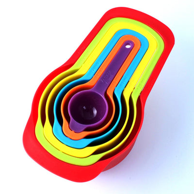 Juego de 6 Cucharas Medidoras de Plástico de Grado Alimenticio con Escala - Image 7