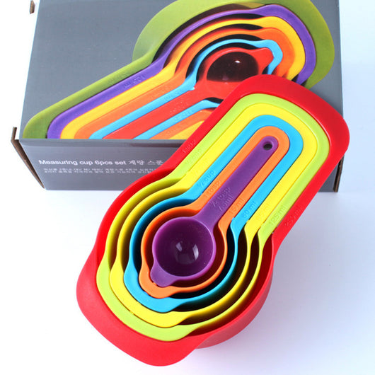 Juego de 6 Cucharas Medidoras de Plástico de Grado Alimenticio con Escala - Image 6