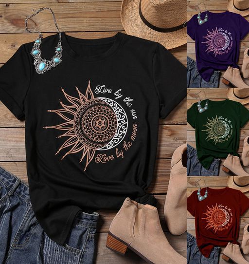 Playera Estampada con Girasoles para Mujer - Image 23