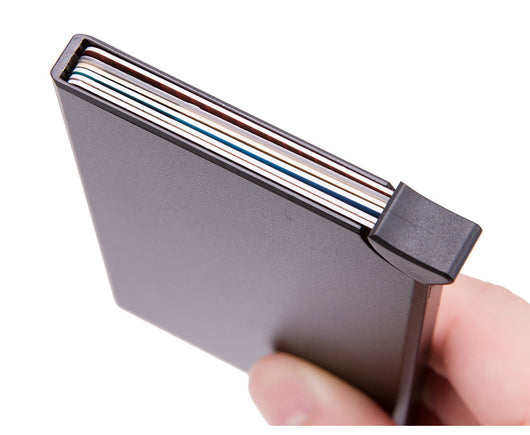 Billetera RFID Automática de Aluminio con Protección Antimagnética y Antirrobo - Image 16