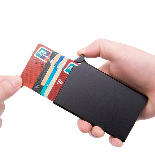 Billetera RFID Automática de Aluminio con Protección Antimagnética y Antirrobo - Image 18