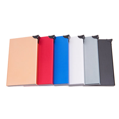 Billetera RFID Automática de Aluminio con Protección Antimagnética y Antirrobo - Image 2