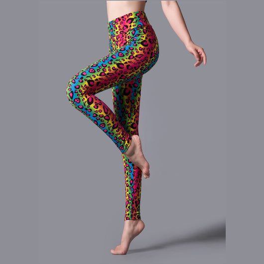 Leggings de Cintura Alta con Estampado de Leopardo - Pantalones de Yoga Deportivos Elásticos - Image 22