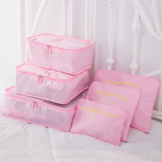 Juego de 6 Bolsas Organizadoras de Viaje para Ropa - Image 7