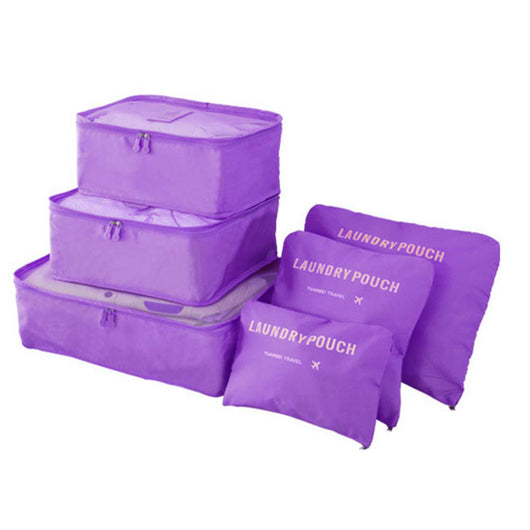 Juego de 6 Bolsas Organizadoras de Viaje para Ropa - Image 8