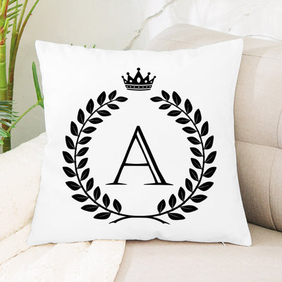 Cojín Decorativo Flanela con Letras Inglesas para Oficina y Hogar