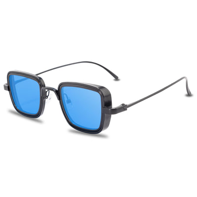Gafas de Sol Retro para Hombre con Marco Grueso Metálico - Image 22