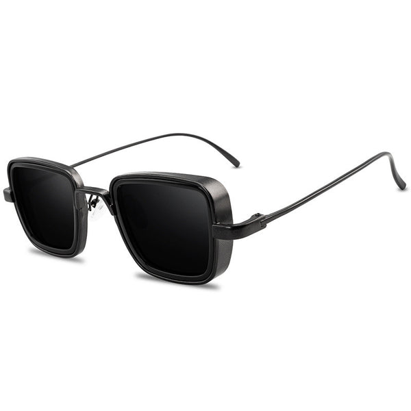 Gafas de Sol Retro para Hombre con Marco Grueso Metálico