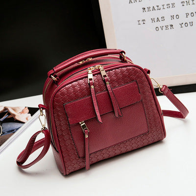 Bolsa Tejida Minimalista para Mujer - Bandolera de Mano Elegante