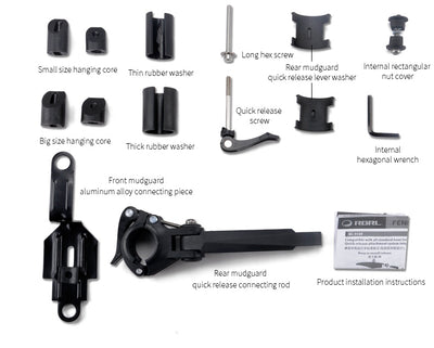 Guardabarros para Bicicleta de Montaña Rbrl Rl-910 - Image 18