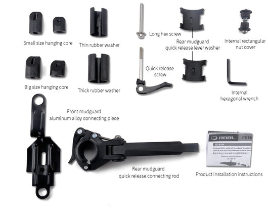 Guardabarros para Bicicleta de Montaña Rbrl Rl-910 - Image 18