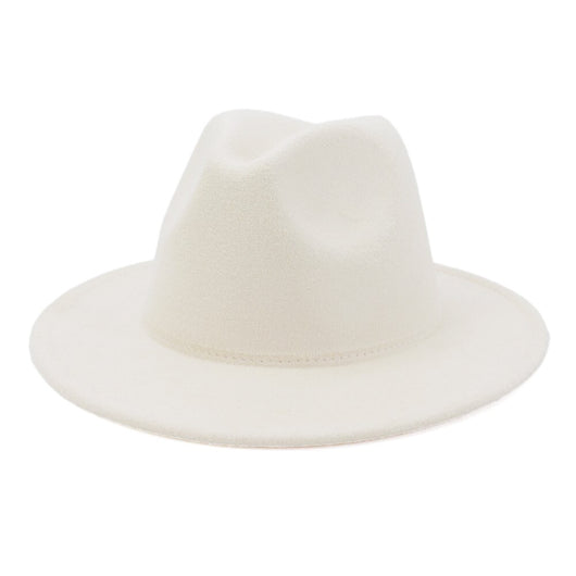 Sombrero Jazz de Ala Ancha Minimalista en Lana Negra - Image 2