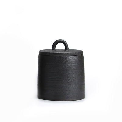 Caja de Almacenamiento de Té de Cerámica Sellada Estilo Retro Japonés - Image 20