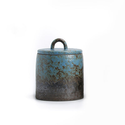 Caja de Almacenamiento de Té de Cerámica Sellada Estilo Retro Japonés - Image 6