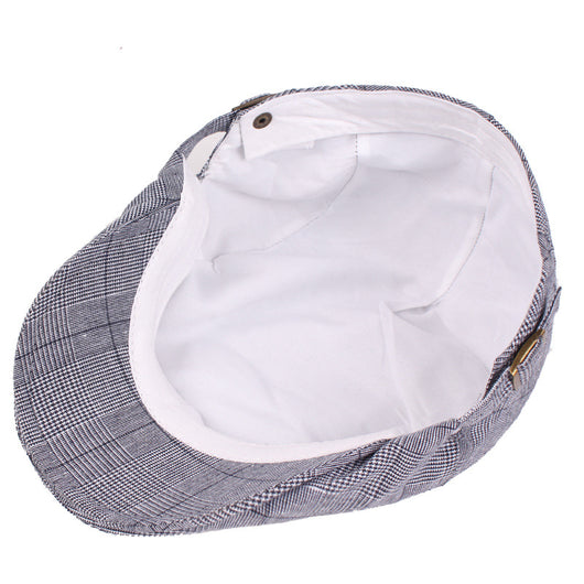 Boina Cuadros con Protección Solar - Elegancia y Cuidado - Image 10