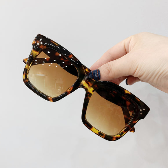 Gafas de Sol Retro Marco Grande Versátil