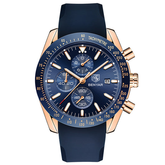 Reloj Deportivo Multifuncional Binya para Hombre - Cuarzo Resistente al Agua - Image 4