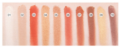 Paleta de Sombras Tierra Fuego Brillante Resistente al Agua para Principiantes - Image 19