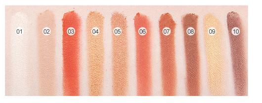 Paleta de Sombras Tierra Fuego Brillante Resistente al Agua para Principiantes - Image 19