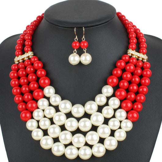 Collar de Perlas Multicapa Temperamento Ejecutivo - Joyería de Moda Europea y Americana - Image 10