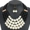 Collar de Perlas Multicapa Temperamento Ejecutivo - Joyería de Moda Europea y Americana