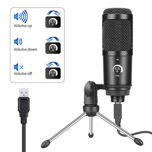 Micrófono USB Condensador para Karaoke, Gaming y Streaming en Vivo - Image 8