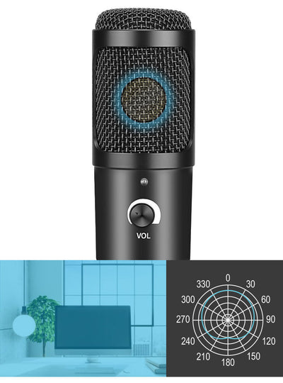 Micrófono USB Condensador para Karaoke, Gaming y Streaming en Vivo - Image 12
