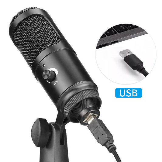 Micrófono USB Condensador para Karaoke, Gaming y Streaming en Vivo - Image 2