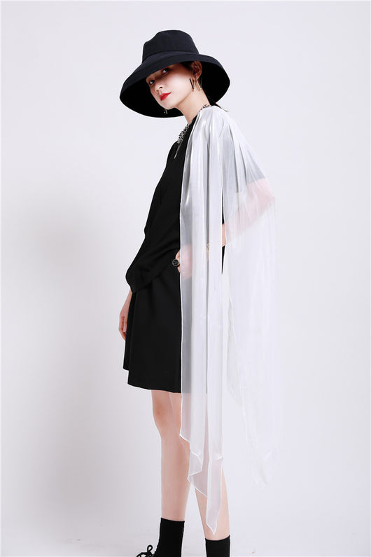 Blusa Coreana de Manga Corta con Diseño Exclusivo y Detalles en Organza - Image 15