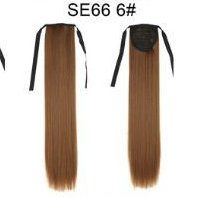 Extensión de Cabello Liso Largo con Cola de Caballo Invisible y Multicolor - Image 7