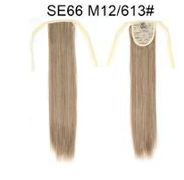 Extensión de Cabello Liso Largo con Cola de Caballo Invisible y Multicolor - Image 32