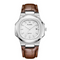 Reloj de Hombre Acero Inoxidable Resistente al Agua con Esfera Luminosa
