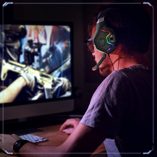 Auriculares Gaming ONIKUMA K10 PRO con Micrófono y Luces LED para PS4 y PS5 - Image 11