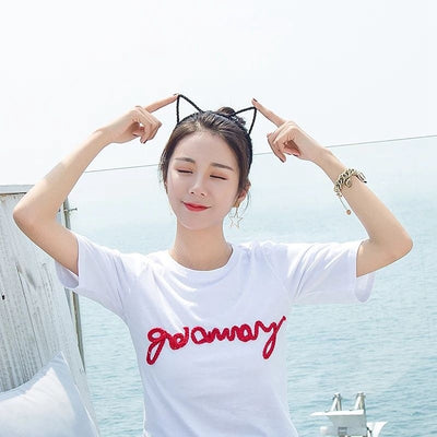 Diadema Orejas de Gato Coreana - Accesorio Adorable para Rostro y Cabello - Image 18