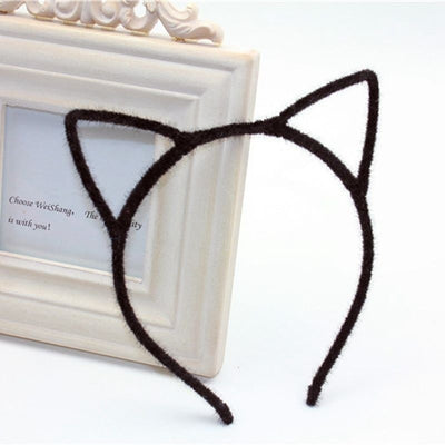 Diadema Orejas de Gato Coreana - Accesorio Adorable para Rostro y Cabello