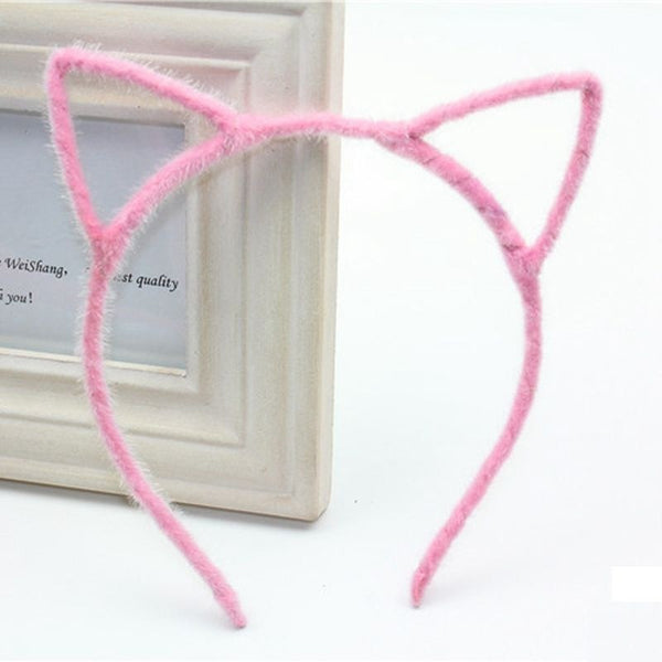Diadema Orejas de Gato Coreana - Accesorio Adorable para Rostro y Cabello