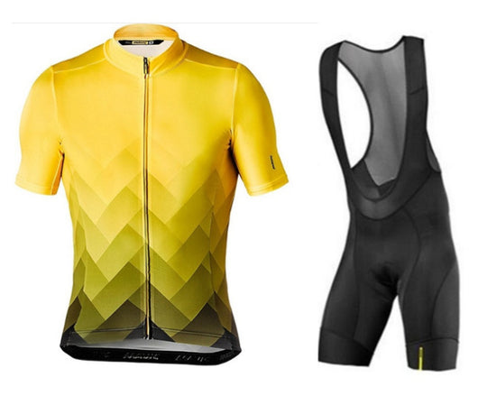 Conjunto de Ciclismo con Babero Corto y Tecnología Absorbente