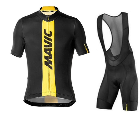 Conjunto de Ciclismo con Babero Corto y Tecnología Absorbente