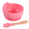 Rosado Tigela Colher 1 Peça
