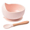 Tigela Colher Rosado Claro 1 Peça