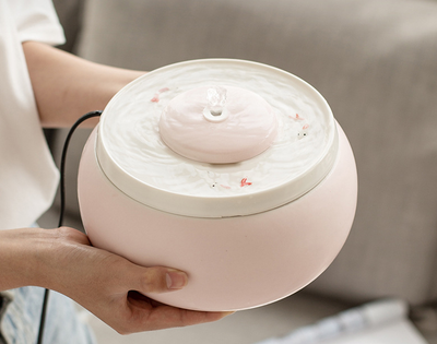 Fuente de Agua Automática para Gatos de Cerámica - Image 8