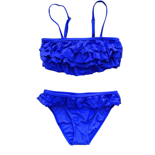 Bikini Infantil con Volantes Multicapa para Niñas
