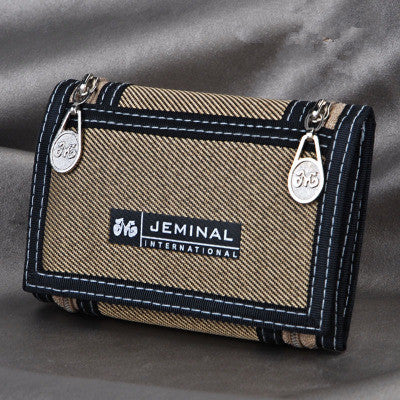 Billetera Pequeña de Lona para Hombre con Cierre y Compartimentos Múltiples - Image 9