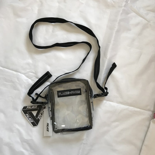Bolsa Mensajera Transparente Hip Hop con Correa de Hombro
