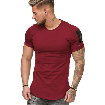 Camiseta Deportiva Slim Fit Cuello Redondo Manga Corta - Image 2